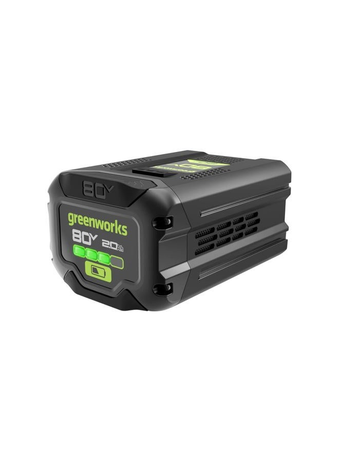 Greenworks 80V 2.0Ah Lithium-Ion Battery (Genuine Greenworks Battery / 75+ Compatible Tools) - Image 1
