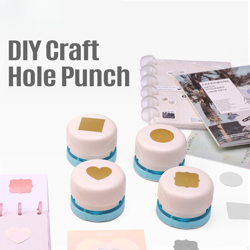 KW-triO Craft Hole Punch Handmade Scrapbook Paper Puncher Scrapbooking Maganetic Punches Crafting Designs for Office Supplies Card Making DIY Albums Photos - Image 5