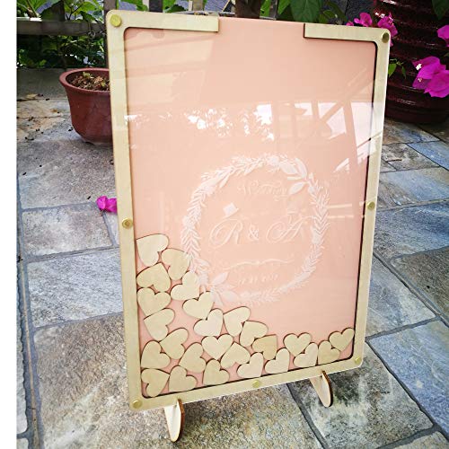Sowaka 60 Pcs 1.2 Inch Heart Wood Slices Natural Unfinished Wooden Smooth Small Ornaments Pieces for Art Craft Project DIY Christmas Party Wedding Valentine Supplies Décor (3 cm, Heart) - Image 5