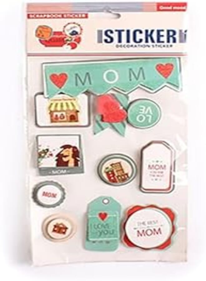 Yiwu XT 012:001 Shapes Sticker for Kids different shape, 12 cm x 24 cm Size
