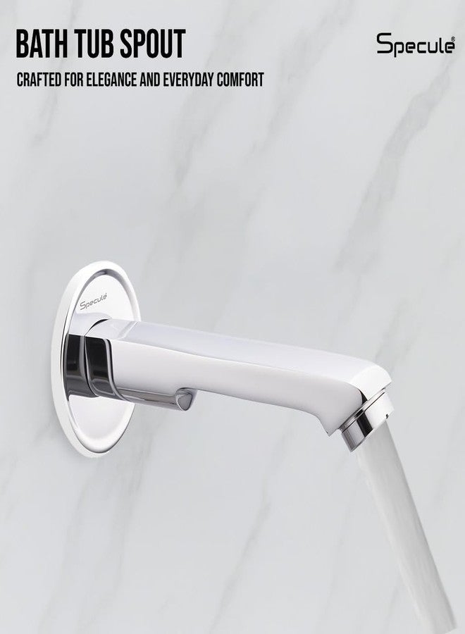 Specule Kubix Prime Diverter Brass Concealed Body High Flow Diverter Full set With 5-Function Overhead Shower and Bath Tub Spout | Bathroom Shower System | Chrome | Diverter Set For Bathroom - Image 5