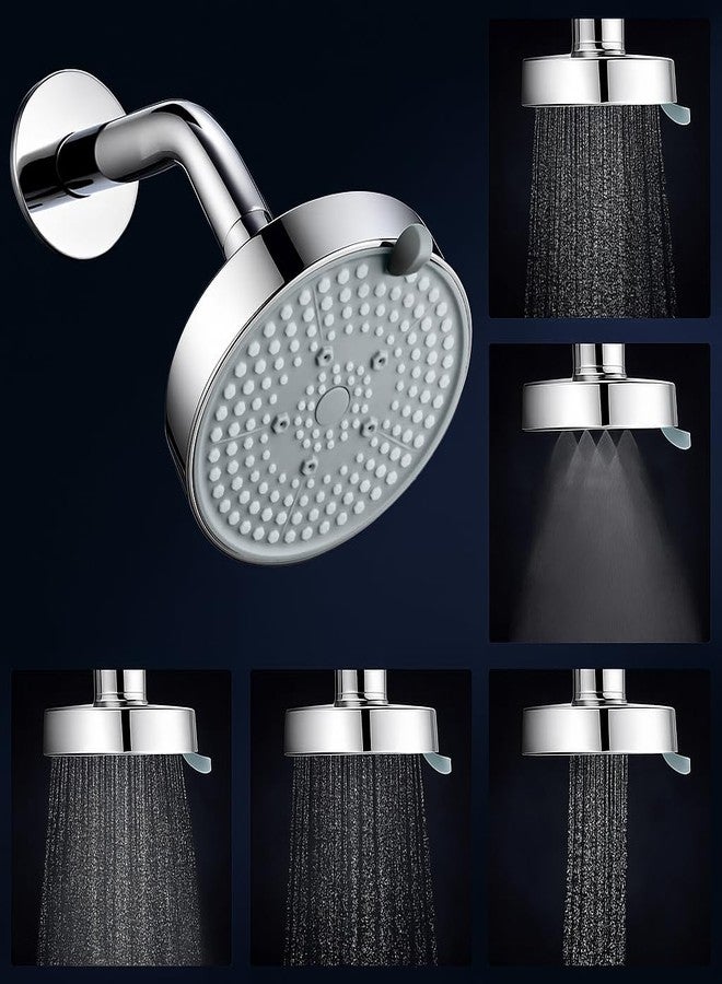 Specule Kubix Prime Diverter Brass Concealed Body High Flow Diverter Full set With 5-Function Overhead Shower and Bath Tub Spout | Bathroom Shower System | Chrome | Diverter Set For Bathroom - Image 3