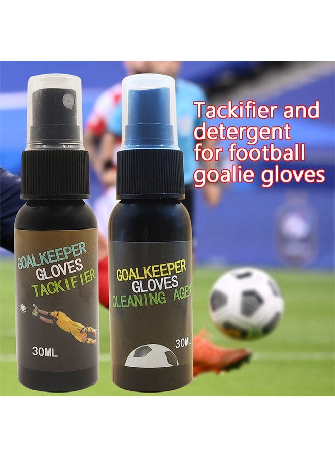 Aikanbo Goalkeeper Gloves Cleaning Agent And Tackifier，Goalkeeper Glove Grip Spray and Glue Remover Spray for Match Goalkeeper Gloves - Image 3