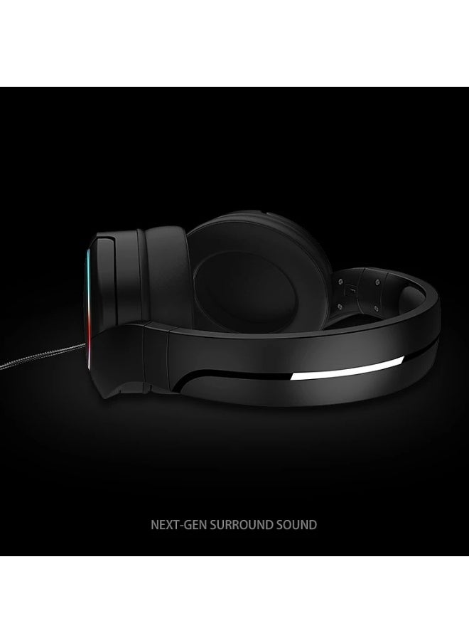 X6 Pro Gaming Headset for Xbox One, PS4, PC, Controller, Noise Cancelling Over Ear Headphones with Mic, LED Light Bass Surround Soft Memory Earmuffs for PS2 Mac