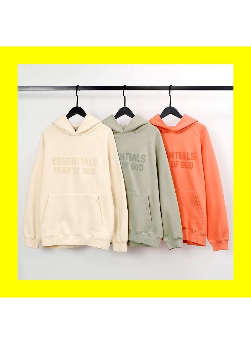 Generic - Season 8 FOG Essentials Velour Hoodie Unisex Coral red - Image 1