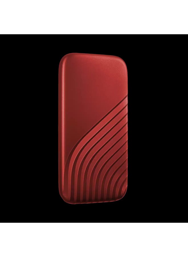 Pssd 500g/1tb/2tb/60tb Type-c Mobile Solid State Drive My Passport Portable Digital Storage Device-Capacity:256GB-Interface:TYPE-C 3.1 White - Image 2