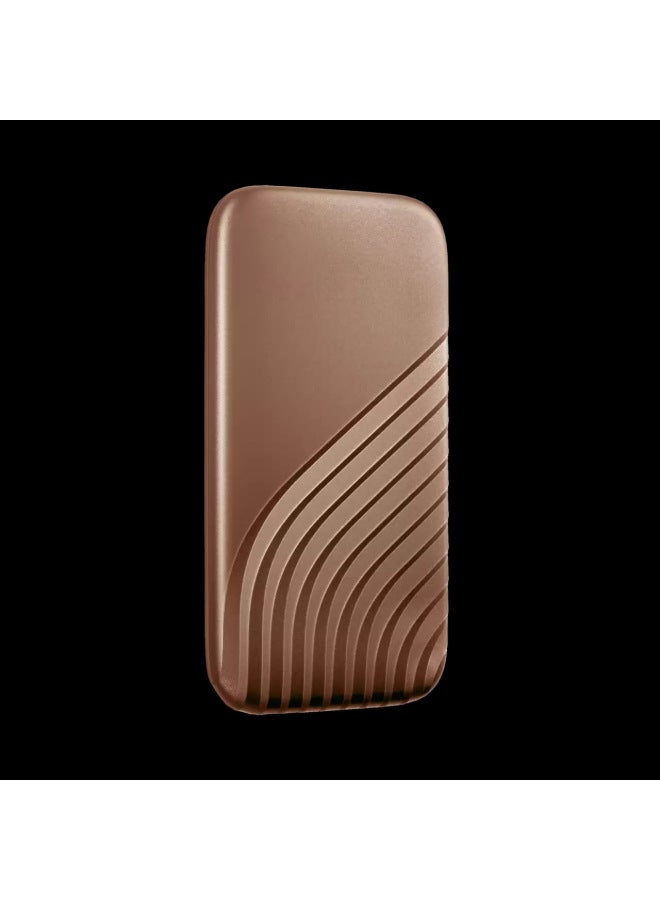 Pssd 500g/1tb/2tb/60tb Type-c Mobile Solid State Drive My Passport Portable Digital Storage Device-Capacity:256GB-Interface:TYPE-C 3.1 White - Image 4