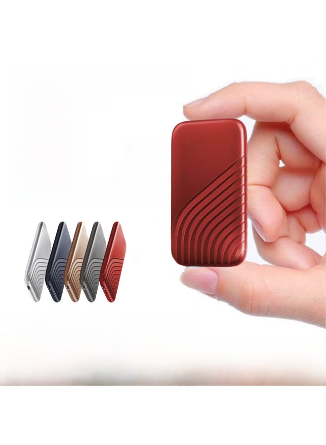 Pssd 500g/1tb/2tb/60tb Type-c Mobile Solid State Drive My Passport Portable Digital Storage Device-Capacity:256GB-Interface:TYPE-C 3.1 White - Image 3