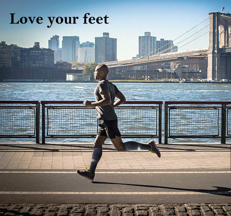 FuelMeFoot 3 Pack Copper Compression Socks - Compression Socks Women & Men Circulation - Best for Medical,Running,Athletic - Image 3