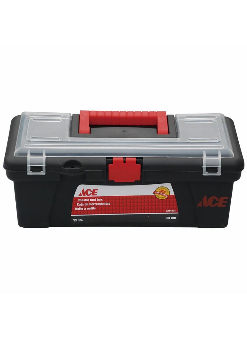 ACE Ace Plastic Tool Box White Removable Parts Tray