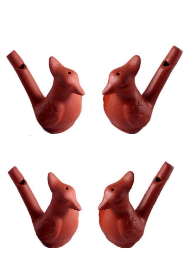 neotea Handmade Mud Clay Bird Water Whistle Toy For Children Pack Of 4 - Image 2