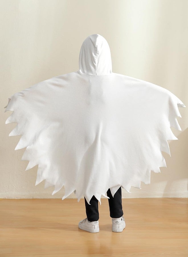 إيشو زي تنكري للأطفال الصغار على شكل شبح، أبيض وأسود، عباءة مضيئة، زي تنكري للهالوين للأولاد والبنات، عباءة على شكل يقطينة - Image 4