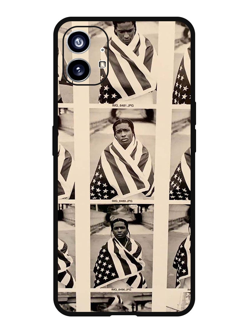 Theodor Protective Case Anti Scratch Shock Proof Bumper Cover For Nothing Phone 1 Travis n Flag - Image 1