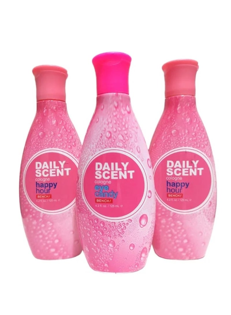 بينش مجموعة كولونيا برائحة يومية مكونة من 3 قطع