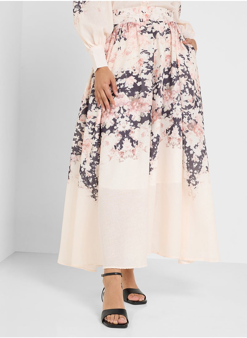 ELLA Printed Top & Skirt Set  - Image 4