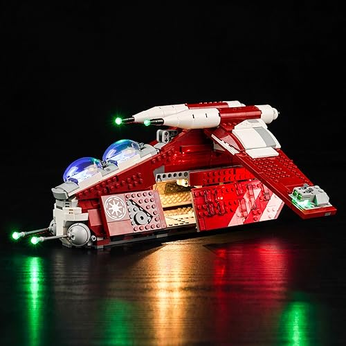 Hilighting Upgraded Led Light Kit for Lego The Clone Wars Coruscant Guard Gunship Building Set Compatible with Lego 75354 Model Not Included - Image 1
