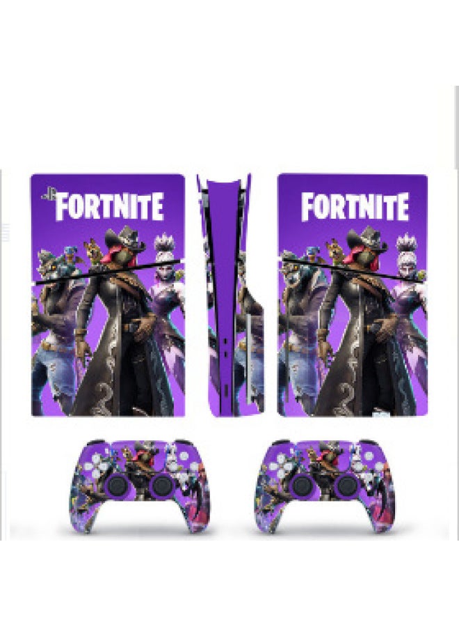 general Ps5 Slim Sticker Film Protective Film Scratch-resistant Waterproof Skin Sticker Optical Drive Digital Can Be 6-Color:490 - Image 1