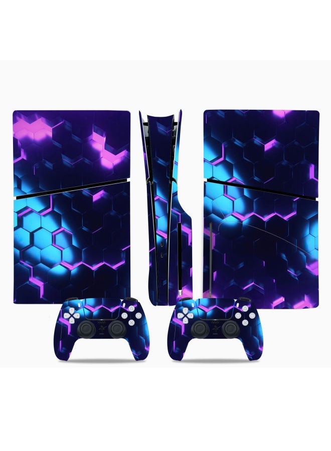 general Ps5 Slim Sticker Film Protective Film Scratch-resistant Waterproof Skin Sticker Optical Drive Digital Can Be 6-Color:490 - Image 2