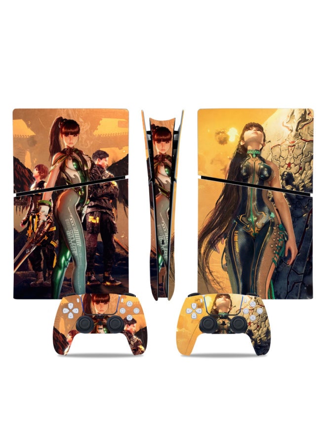 general Ps5 Slim Sticker Film Protective Film Scratch-resistant Waterproof Skin Sticker Optical Drive Digital Can Be 6-Color:490 - Image 5