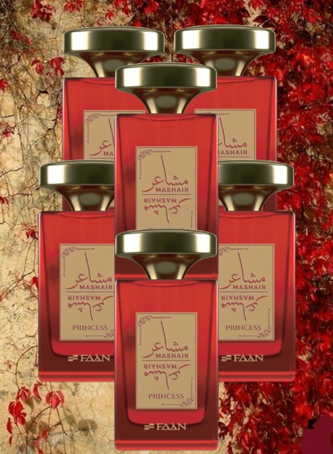 فاان 6 قطع عطر مشاعر برنسيس 100مل - Image 1