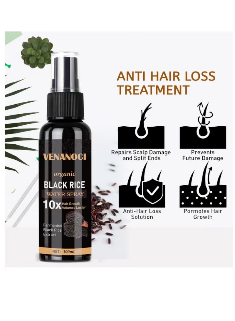 ڤينانوتشي سيروم فينانوسي لنمو الشعر بماء الأرز – إصلاح الشعر التالف ودعم إعادة النمو للرجال والنساء - Image 2