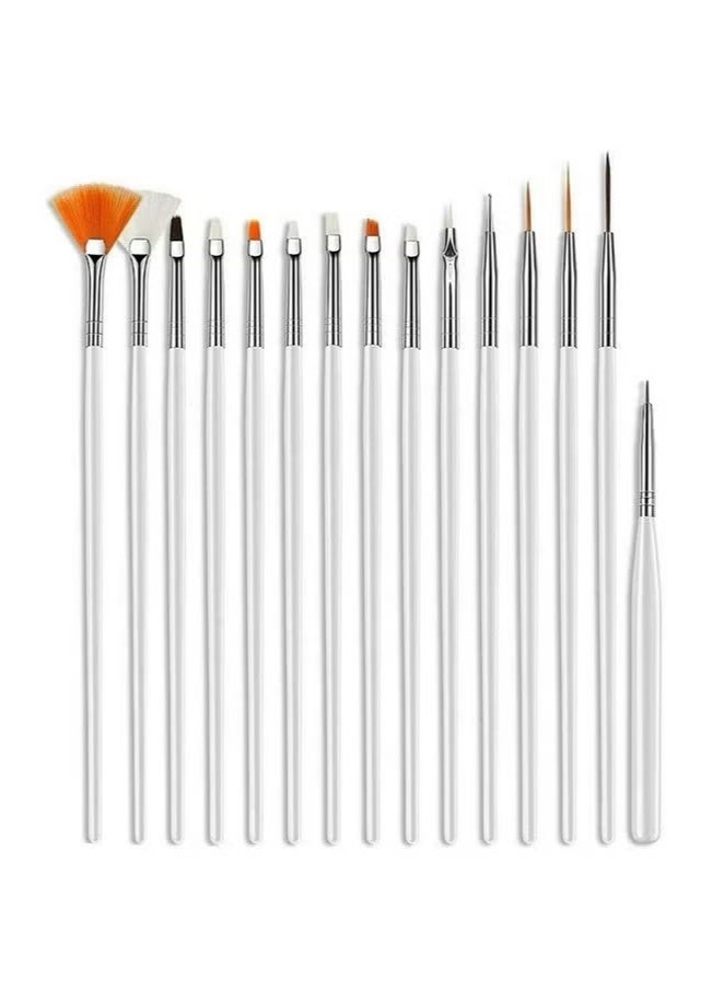 ORiTi Nail Art Gel Design Pen Painting Polish Brush Dotting Drawing Tools Set - Image 5