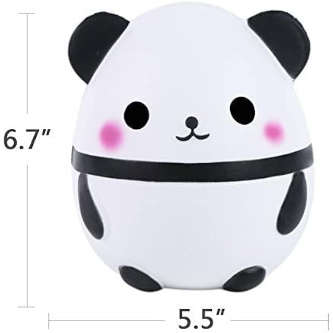 AOLIGE Jumbo Panda Squishy Fidget Toys Kawaii Slow Rising Squishies Kids Toys Easter Gifts Stress Relief Toy - Image 3