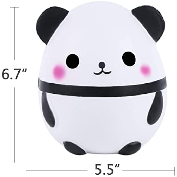 AOLIGE Jumbo Panda Squishy Fidget Toys Kawaii Slow Rising Squishies Kids Toys Easter Gifts Stress Relief Toy - Image 4