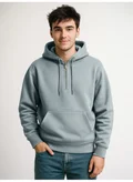 Maniac MN25-SWT-HD-FS-HZIP-LIGHTGREY-PLAIN
