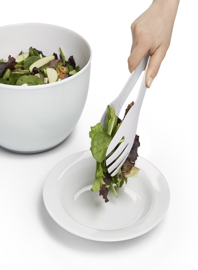 ShopAIS Plastic 2-in-1 Salad Server (Multicolour) - Image 3