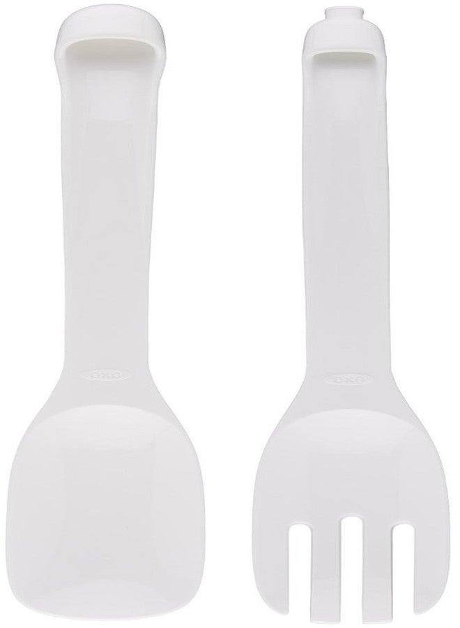 ShopAIS Plastic 2-in-1 Salad Server (Multicolour) - Image 4