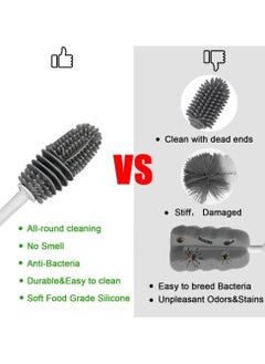 Oasisgalore Silicone Bottle Brush for Narrow Neck Containers  - Image 3