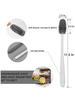 Oasisgalore Silicone Bottle Brush for Narrow Neck Containers  - Image 2