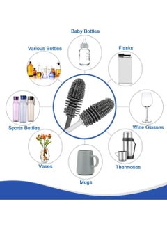 Oasisgalore Silicone Bottle Brush for Narrow Neck Containers  - Image 5