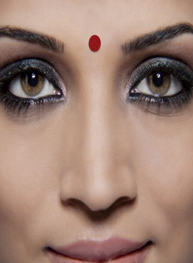 Kotart - Maroon Color Round Plain Bindi for Women - Classic Small Bindi for Girls Woman Ladies (Set of 2) - Image 2