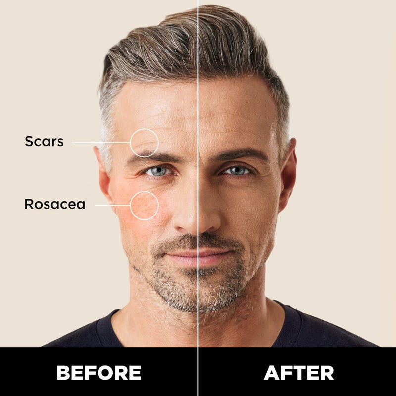 Stryx Concealer Stick Tool for Men, Light Cognac - Natural Pigments Hides Imperfections, Acne, Razor Burns, Scars, & Rosacea - Highly Adaptable Shades for Easy, Undetectable Coverage - All Skin Tones - Image 3