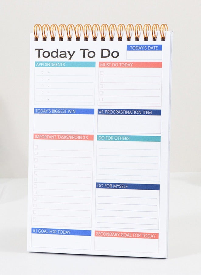 Daily To Do List,140x210mm,Daily Planner - Image 1