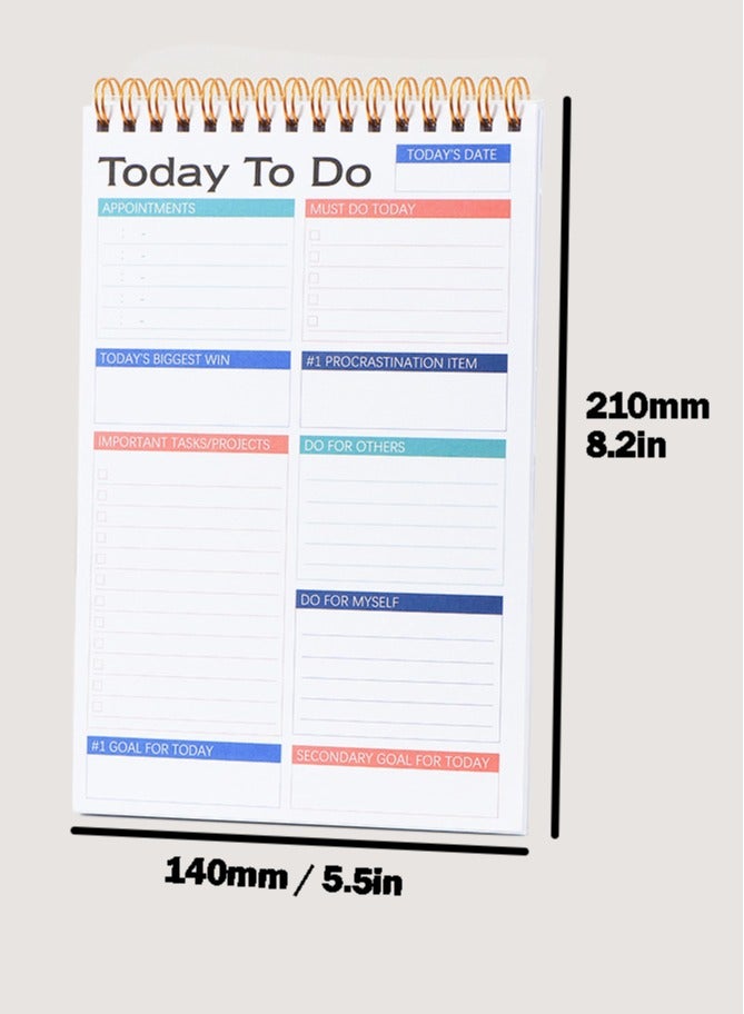 Daily To Do List,140x210mm,Daily Planner - Image 3