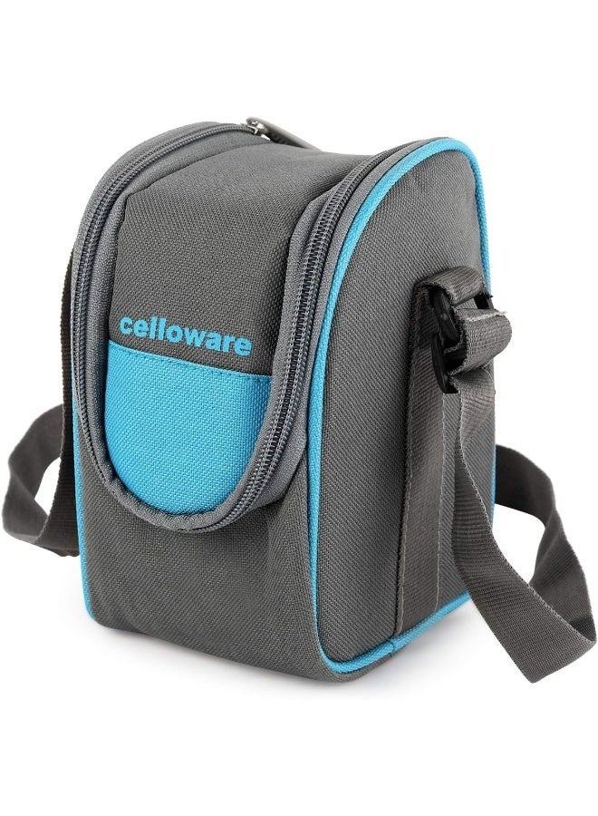 Cello Steelox Stainless Steel Lunch Box – 3 Containers, Blue | Leak-Proof & Airtight Tiffin | Durable, Stylish & Easy-to-Carry for Office, School & Travel - Image 4