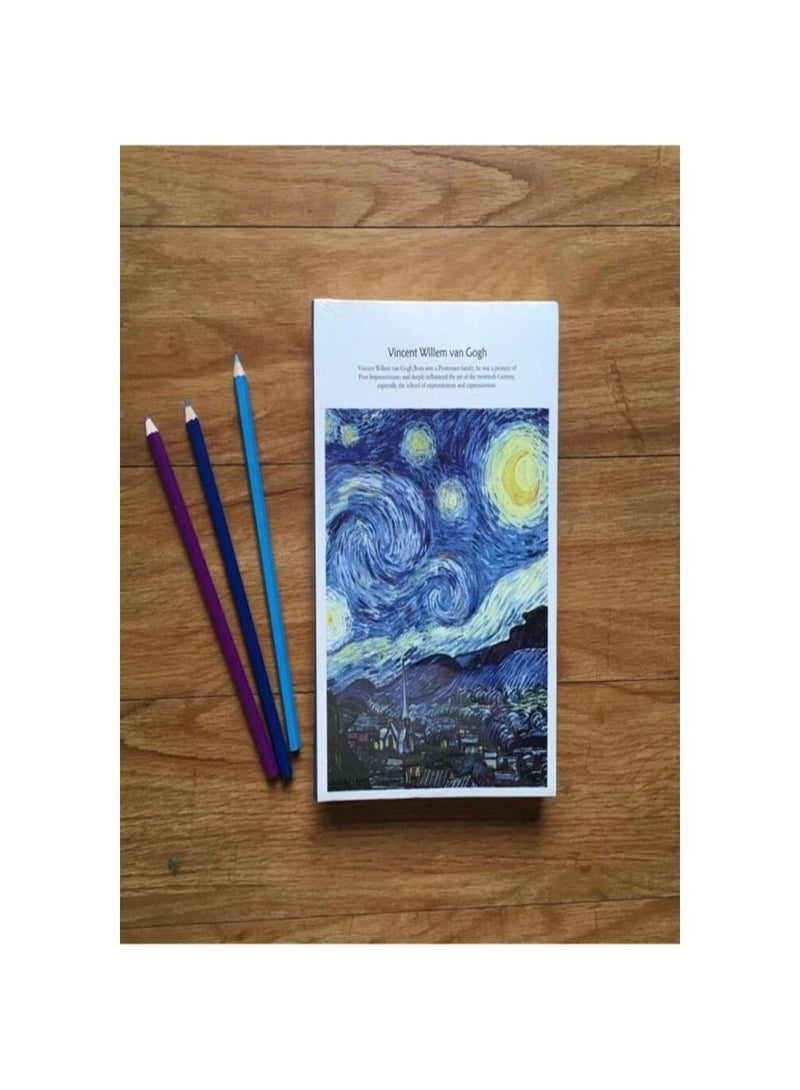 Sketchbook Van Gogh Shapes A5 Size - 128 Sheets -1pcs - Image 1