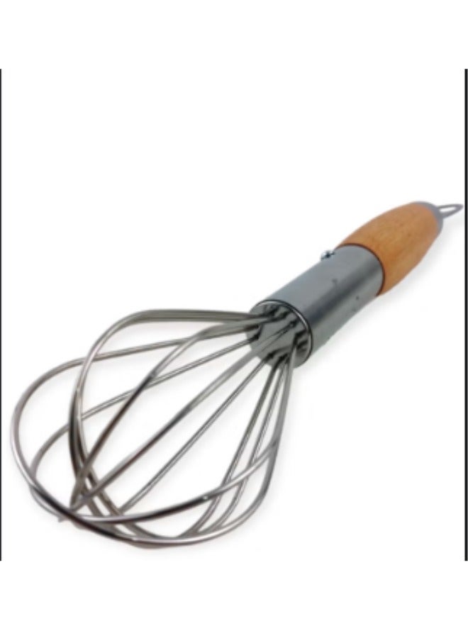 stainless steel egg whisk with bottle opener handle - Image 2