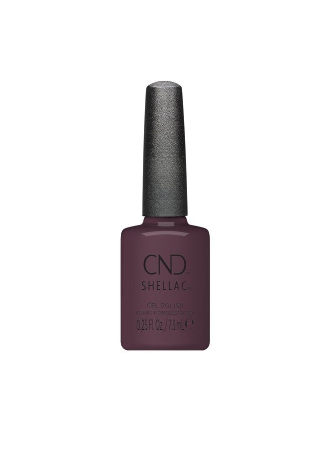 CND Shellac Gel Nail Polish, Long-lasting Nail Paint Color with Curve-hugging Brush, 430 Mulberry tart, 0.25 fl oz - Image 1