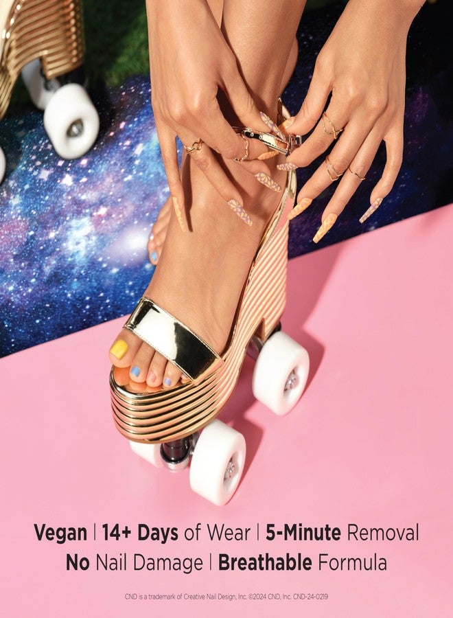 CND Shellac Gel Nail Polish, Long-lasting Nail Paint Color with Curve-hugging Brush, 430 Mulberry tart, 0.25 fl oz - Image 4