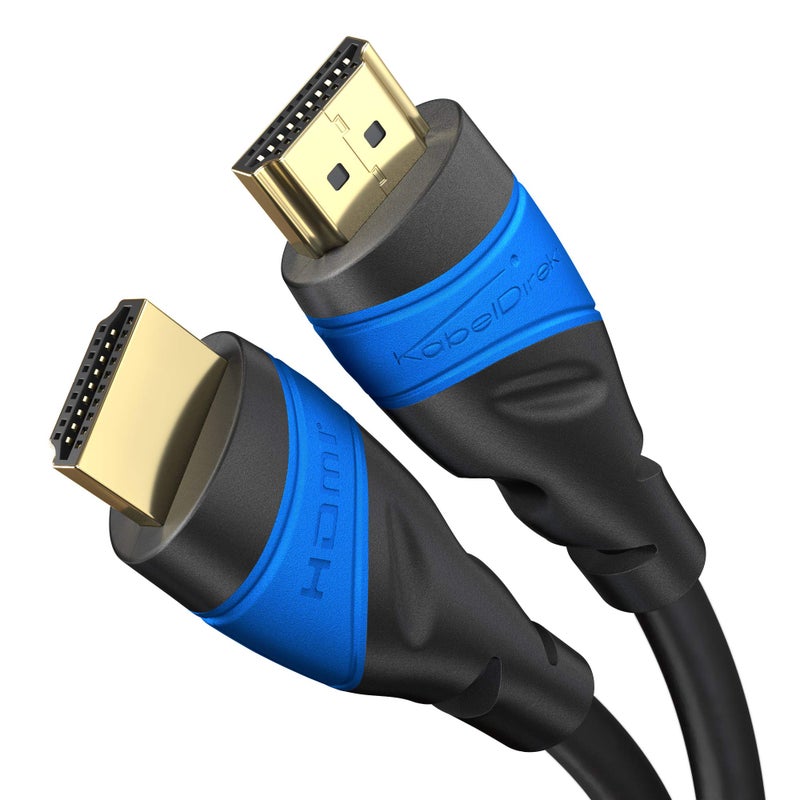 KabelDirekt 4K HDMI Cable – 50ft – Designed in Germany – HDMI Cord & TV Cable – Supports 4K@60Hz, UHD, Ethernet – HDTV, PC, PS5, Xbox, Switch & Other Devices - Image 1
