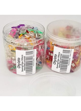 Otylzto Premium Plastic Clips, 100 Pcs with Box, Sewing Notions for Sewing Quilting Supplies Crafting Tools, Assorted Colors for Craft - pzsku/Z1B370064865A5925B1E4Z/45/1748956630/4c7db517-e434-4292-b5ee-1fed0bb52e59