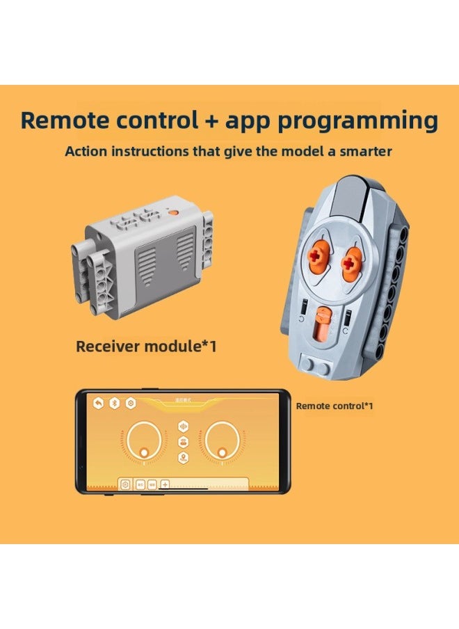 Generic - Programming Robot 9686 Suit Compatible With Lego Grade One And Two Examination Building Blocks Science Education Kindergarten STEM Textbook-Color:[remote Control Version] 9686 Equipment 569 Particles To Send 9 Batteries - Image 1