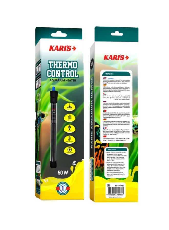 Karis Aquarium Heater [Power - 50W]