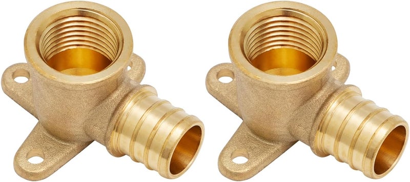 SUNGATOR 2-Pack PEX 3/4" x 1/2" Female NPT Drop Ear Elbow, from PEX B to Threaded Pipe - Image 1