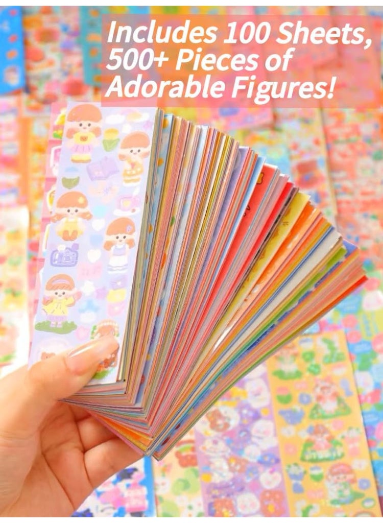 KADRAMA 564Pcs Cream Gum Guka Set with Storage Box, DIY Art and Craft for Kids, Delivery of Beautiful Gift Boxes,Brackets and Storage Buckets, Cream Glue, Beads and Other Rich Accessories - Image 5