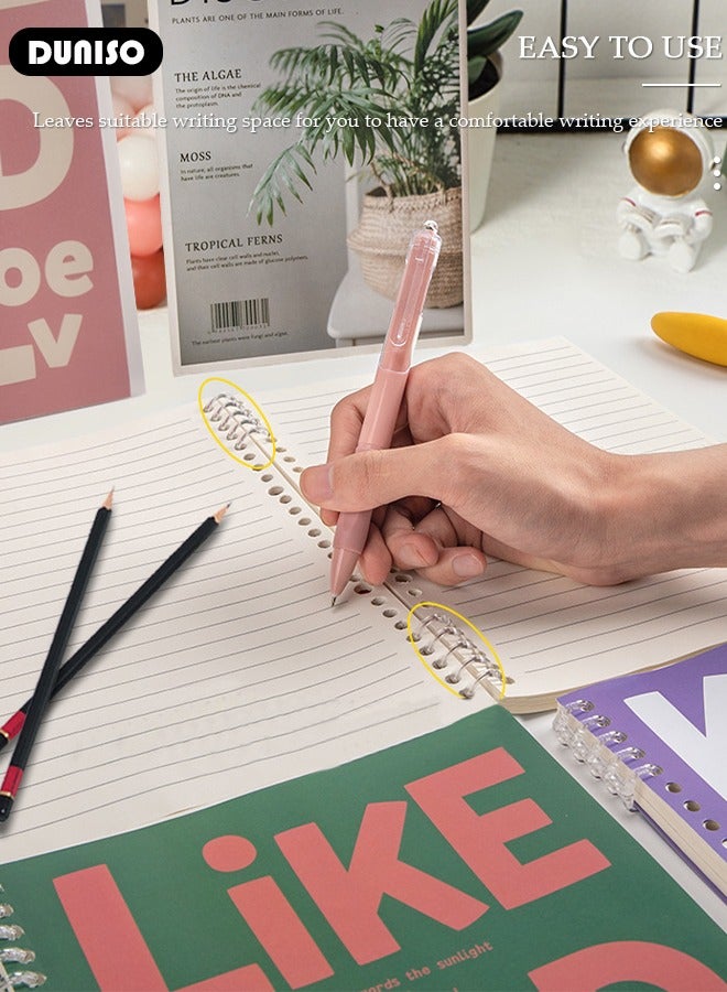 DUNISO 2 Packs B5 Binder Notebook, Refillable Notebook, Detachable Horizontal notebook, Portable Notebook for Study and Notes, 180 Degree Notepad for Office Product - Image 3